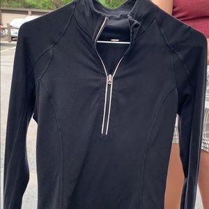 Black Half Zip Lulu Lemon Jacket